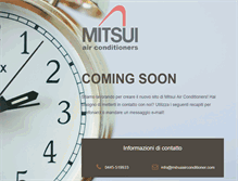 Tablet Screenshot of mitsuiairconditioner.com